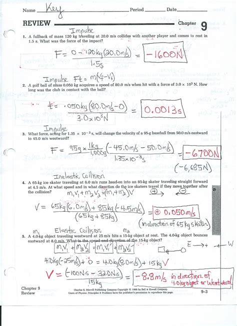 com There should be no duplication of . . Unit 5 worksheet 3 physics answers